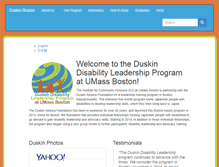 Tablet Screenshot of duskinboston.org